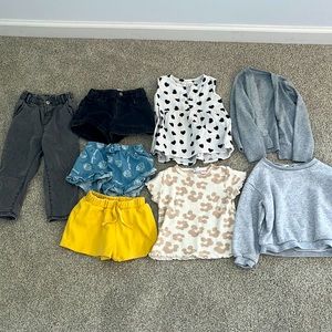 Bundle toddler clothes from Lil Lemons-For Love and Lemons, Zara, H&M, Primary